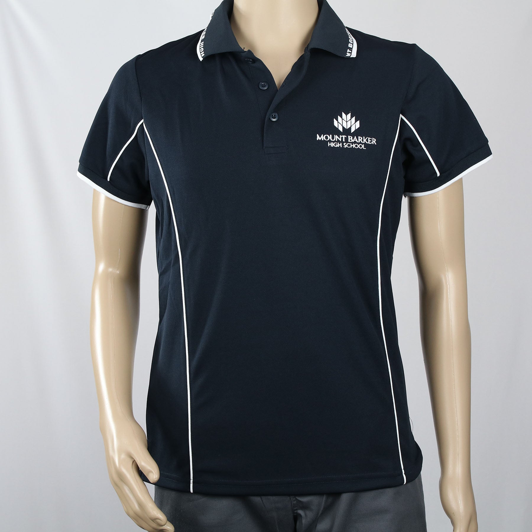 Mount Barker High School Unisex Navy Polotop