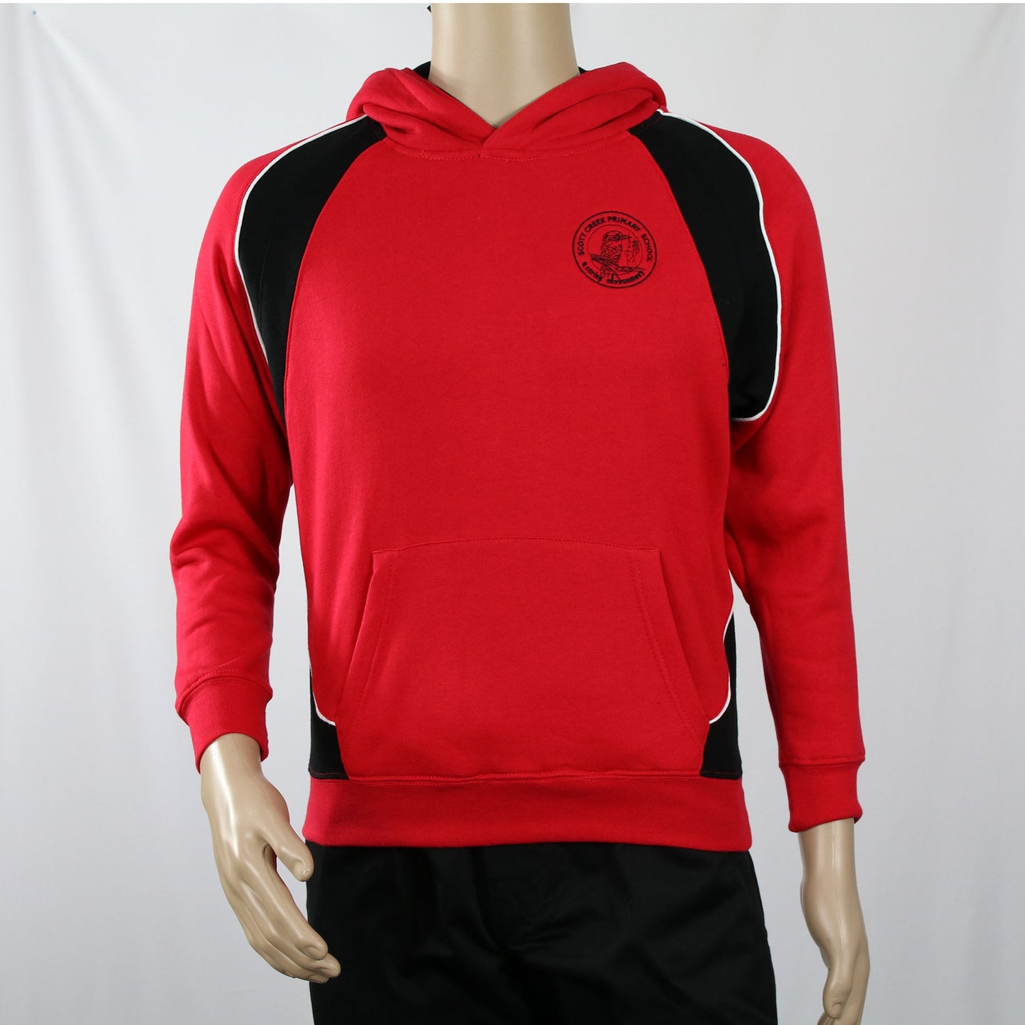 Scott Creek Red/Black/White Hoodie